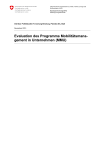 Evaluation des Programms Mobilitätsmanagement in Unternehmen (MMU)