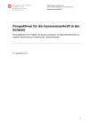Perspektiven für die Grosswasserkraft in der Schweiz