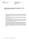 Marktentwicklung fossiler Energieträger 1 / 2014