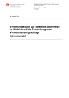 Vertiefungsstudie zur Strategie Stromnetze im Hinblick auf die Erarbeitung einer Vernehmlassungsvorlage
