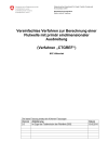 Vereinfachtes Verfahren zur Berechnung einer Flutwelle mit primär eindimensionaler Ausbreitung (Verfahren "CTGREF")