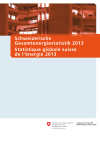 Schweizerische Gesamtenergiestatistik 2013