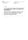 CO2 Levies and Tariffs on Imported Electricity