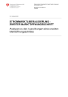 Strommarktliberalisierung - zweiter Marktöffnungsschritt
