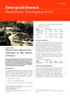 Programm Kleinwasserkraftwerke - Newsletter Nr. 24