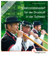 Elektrizitätsbedarf für die Druckluft in der Schweiz