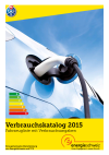 Verbrauchskatalog 2015 - Fahrzeugliste mit Verbrauchsangaben