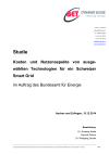 Kosten und Nutzenaspekte von ausgewählten Technologien für ein Schweizer Smart Grid