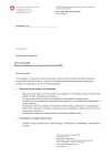 Call for proposals - Research programme Energy-Economy-Society (EWG)