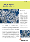EnergieSchweiz Newsletter Nr. 26