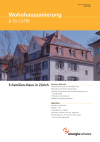 Wohnhaussanierung à la carte. 5-Familien-Haus in Zürich
