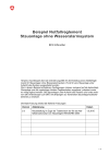 Beispiel Notfallreglement Stauanlage ohne Wasseralarmsystem