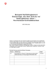 Beispiel Notfallreglement Stauanlage, die dem Schutz vor Naturgefahren dient – Hochwasserrückhaltebecken