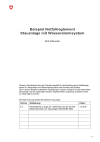 Beispiel Notfallreglement Stauanlage mit Wasseralarmsystem