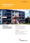 Wohnungsbau Typ Minergie. Sanierung Mehrfamilienhäuser in Zürich-Wiedikon