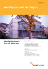 Aufklappen und einfangen. Mehrfamilienhaus in Therwil: Sanierung