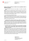 Ergebnis der EWG Ausschreibung vom 9.02.2015: Liste der ausgewählten Projekte (in alphabetischer Reihenfolge)