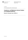 Annahmen und Methoden diverser Studien zu Energieperspektiven