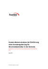Kosten-Nutzen-Analyse der Einführung einer Anreizregulierung für Stromnetzbetreiber in der Schweiz