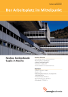 Der Arbeitsplatz im Mittelpunkt. Neubau Bankgebäude Suglio in Manno