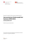 Harmonisiertes Fördermodell der Kantone (HFM 2015)
