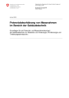 Potenzialabschätzung von Massnahmen im Bereich der Gebäudetechnik
