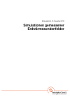 Simulation von gemessener Erdwärmesondenfelder
