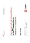 Alarmierung und Ereigniskommunikation - Info Wasseralarm
