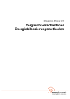 Vergleich verschiedener Energiebilanzierungsmethoden