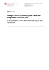 Energie- und CO2-Wirkung des Gebäudeprogramms 2010 bis 2014