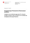 Energieeinspar-Potenzial bei Warmwasserbehältern; Vergleich von Anforderungen der EU (Verordnungen 814/2013 bzw. 812/2013) im Kontext der Energieverordnungs-Revision