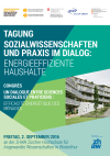 Tagung - Sozialwissenschaften und Praxis im Dialog: Energieeffiziente Haushalte