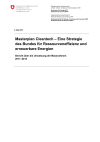 Masterplan Cleantech – Eine Strategie des Bundes für Ressourceneffizienz und erneuerbare Energien