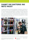 Damit die Batterie ins Netz passt