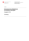 Schweizerische Statistik der erneuerbaren Energien, Ausgabe 2015 - Vorabzug