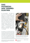 Das Potenzial der Thermoelektrik