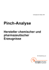 Pinch-Analyse: Hersteller chemischer und pharmazeutischer Erzeugnisse