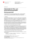 Faktenblatt für Pilot- und Demonstrationsprojekte: Kleinwasserkraft