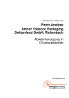 Pinch-Analyse: Amcor Tobacco Packaging Switzerland GmbH, Rickenbach - Abwärmenutzung in Druckereibetrieb
