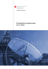 Energieforschungskonzept 2017-2020