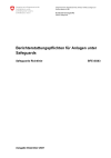 Berichterstattungspflichten für Anlagen unter Safeguards