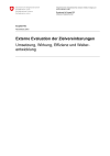 Externe Evaluation der Zielvereinbarungen