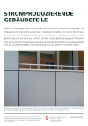 Stromproduzierende Gebäudeteile