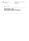 Best Practice in der kantonalen Cleantech-Förderung