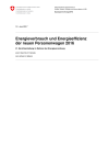 Energieverbrauch und Energieeffizienz der neuen Personenwagen 2016
