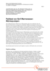 Feldtest von fünf Warmwasser-Wärmepumpen