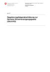 Regulierungsfolgenabschätzung zur Revision Stromversorgungsgesetz (StromVG)