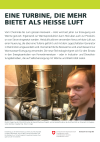 Eine Turbine, die mehr bietet als heisse Luft