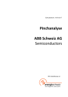 Pinchanalyse ABB Schweiz AG - Semiconductors
