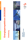 Energieperspektiven 2035 / 2050